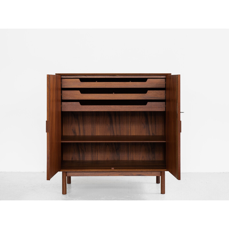 Mid century cabinet in teak by Peter Hvidt & Orla Mølgaard-Nielsen for Søborg, Denmark 1960s