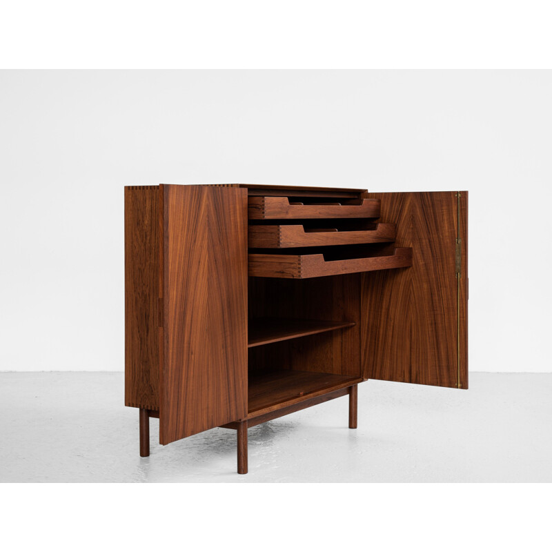 Mid century cabinet in teak by Peter Hvidt & Orla Mølgaard-Nielsen for Søborg, Denmark 1960s