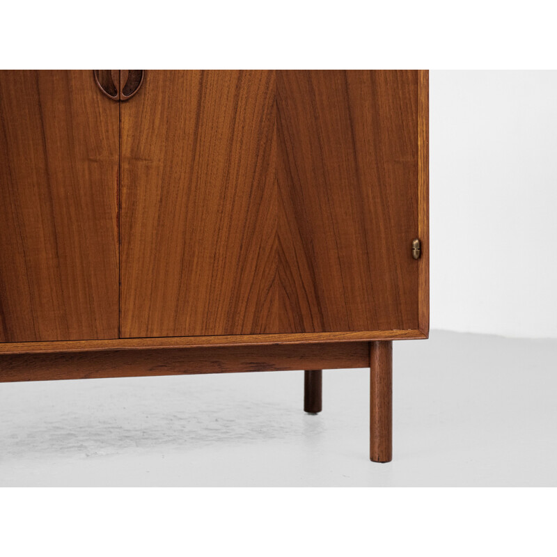 Mid century cabinet in teak by Peter Hvidt & Orla Mølgaard-Nielsen for Søborg, Denmark 1960s