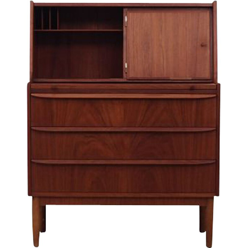 Teak vintage secretary, Denmark 1960s