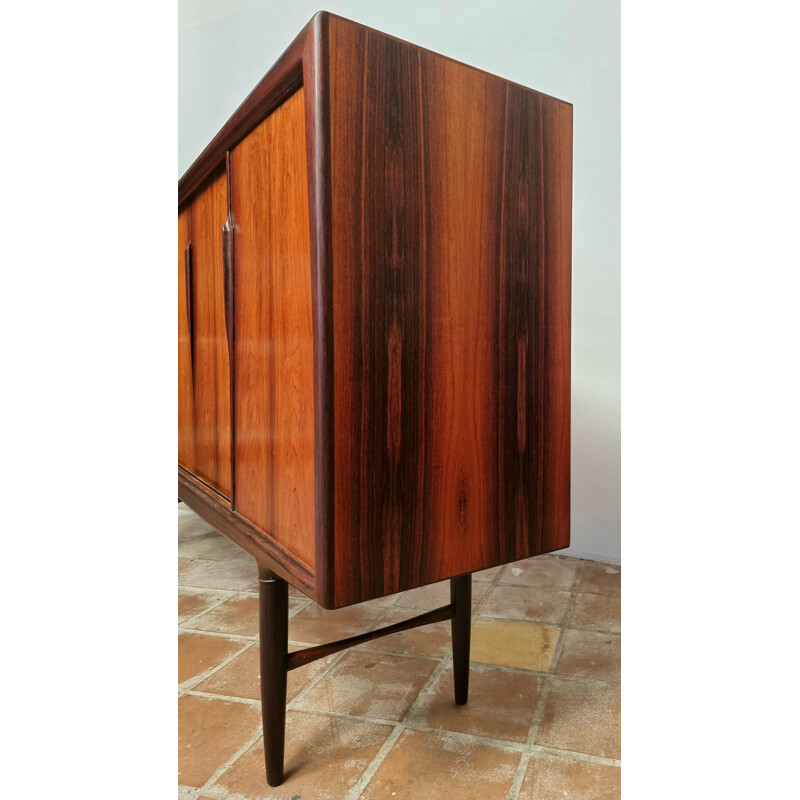 Scandinavian vintage rosewood sideboard by Axel Christensen for ACO Møbler, 1960