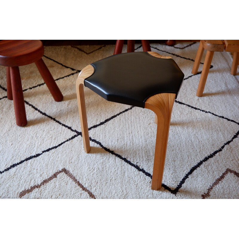 Vintage model X602 stool by Alvar Aalto for artek, 1960s