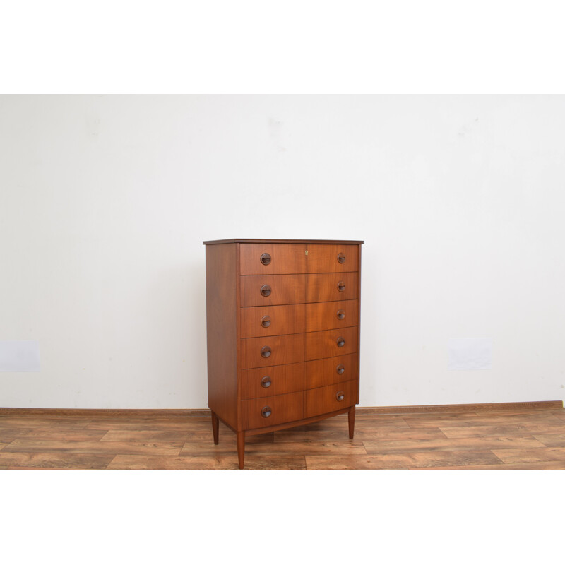 Mid-century Danish teak chest of drawers by Kai Kristiansen, 1960s