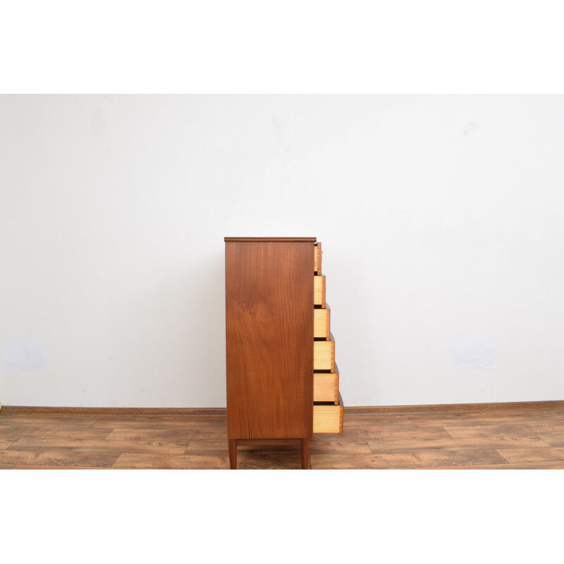 Mid-century Danish teak chest of drawers by Kai Kristiansen, 1960s