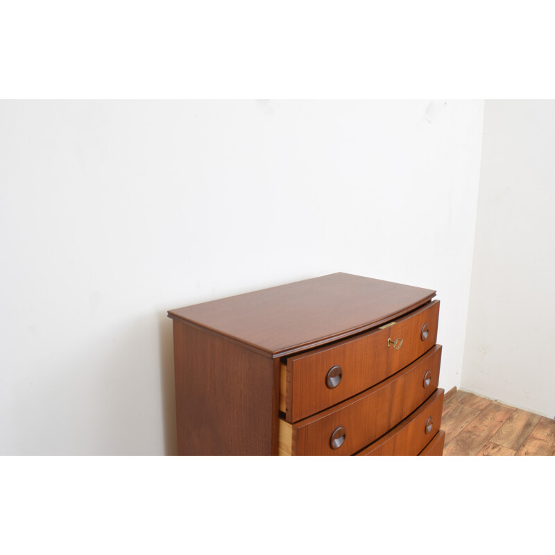 Mid-century Danish teak chest of drawers by Kai Kristiansen, 1960s