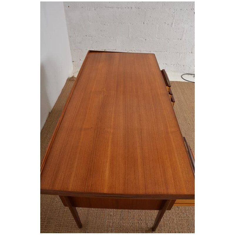 Scandinavian vintage teak desk by Peter Lovig Nielsen