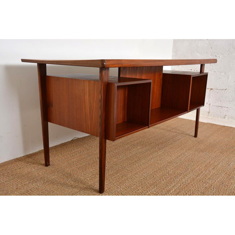 Scandinavian vintage teak desk by Peter Lovig Nielsen