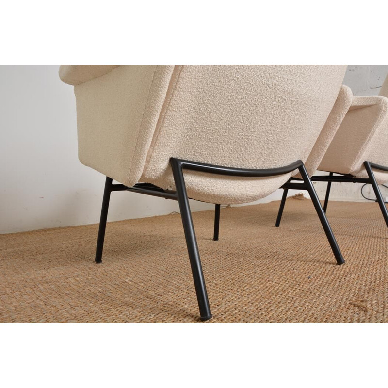 Pair of vintage armchairs model SK660 by Pierre Guariche for STEINER, 1953