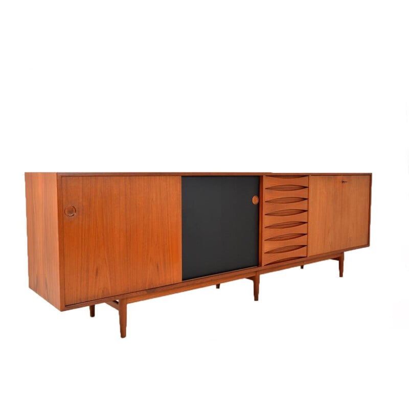 Vintage teak sideboard model 29A by Arne Vodder for Sibast, Denmark 1950