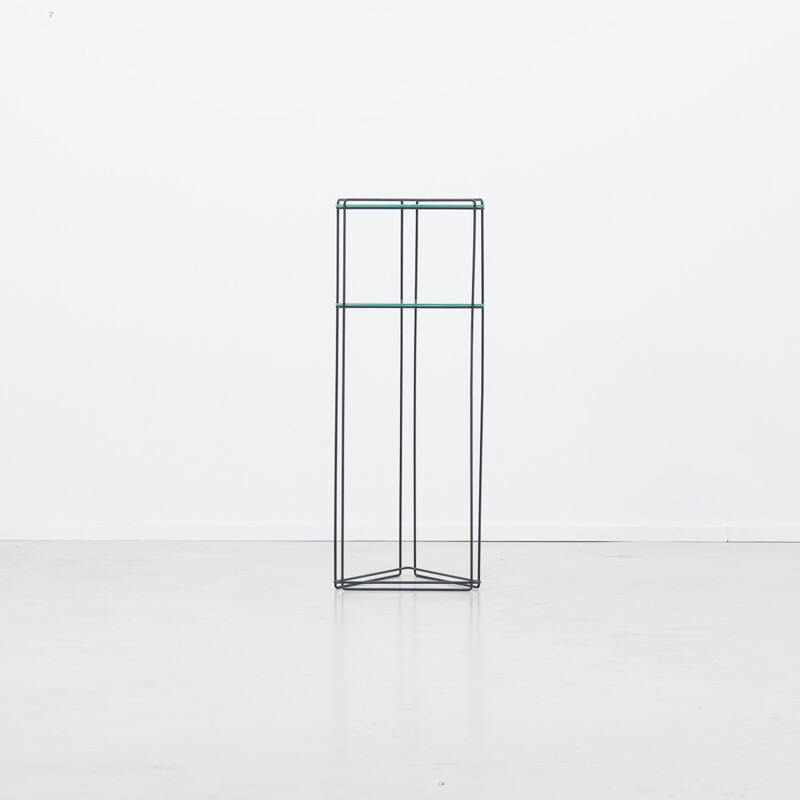 Side table display with metal structure, Max SAUZE - 1960s
