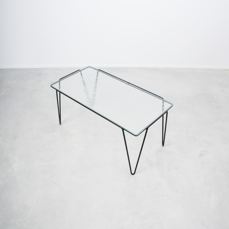 Spurs coffee table in glass, Arnold BUENO DE MESQUITA - 1950s