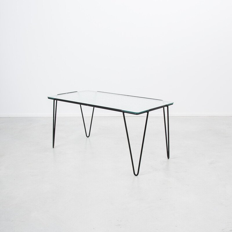 Spurs coffee table in glass, Arnold BUENO DE MESQUITA - 1950s