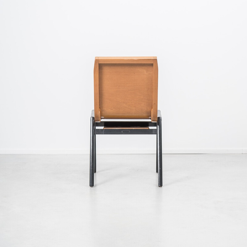 Set of four E & A Pollack bent chairs, Roland RAINER - 1950s