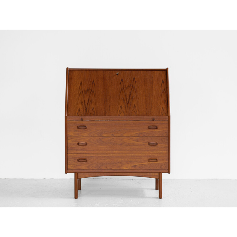 Mid century secretary in teak by Bernhard Pedersen & Søn, Denmark 1960s