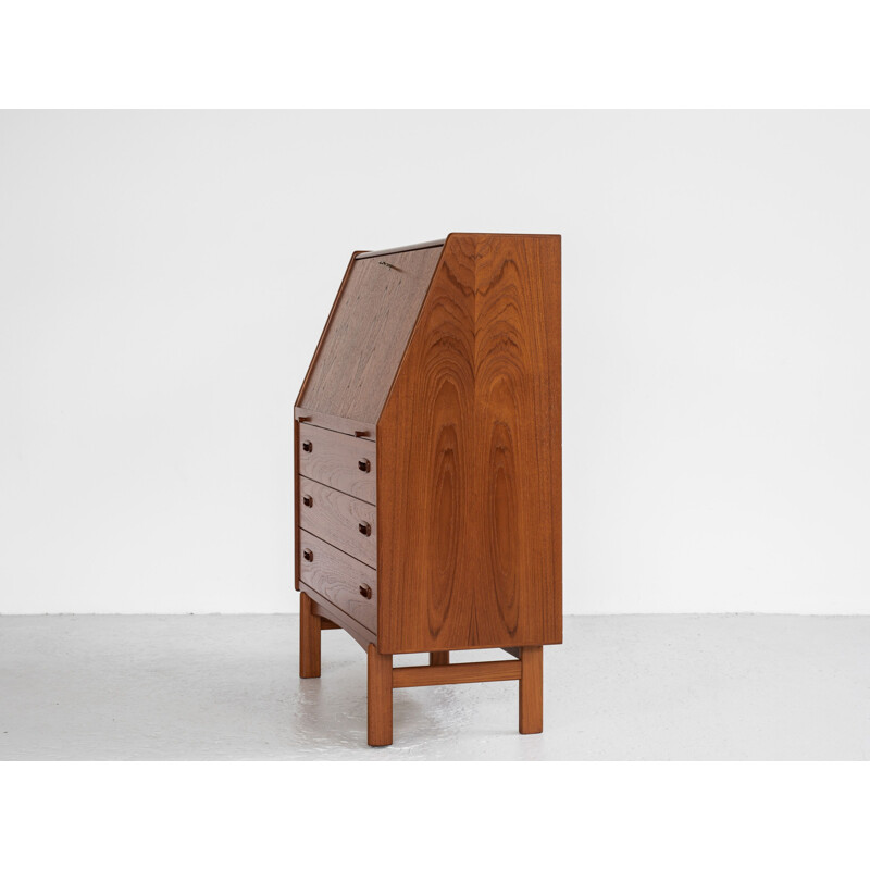 Mid century secretary in teak by Bernhard Pedersen & Søn, Denmark 1960s