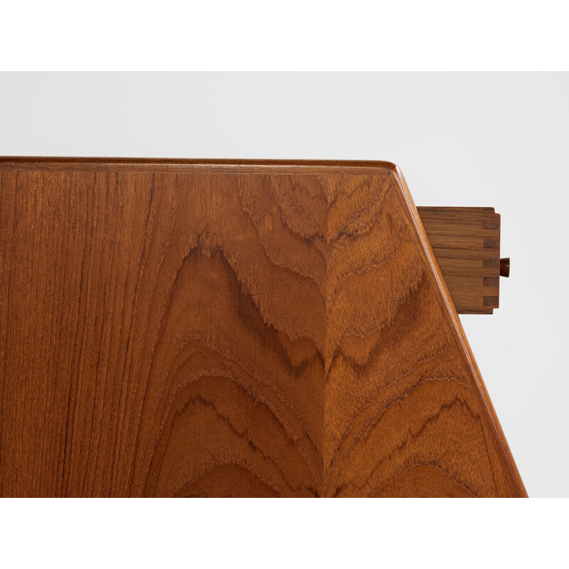 Mid century secretary in teak by Bernhard Pedersen & Søn, Denmark 1960s