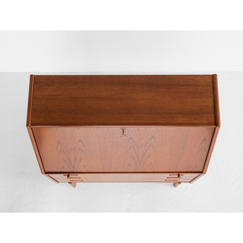 Mid century secretary in teak by Bernhard Pedersen & Søn, Denmark 1960s