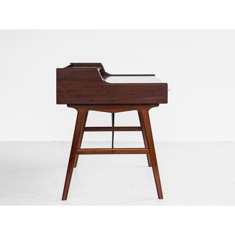 Mid century desk model 56 in rosewood by Arne Wahl Iversen for Vinde Møbelfabrik, Denmark 1960s