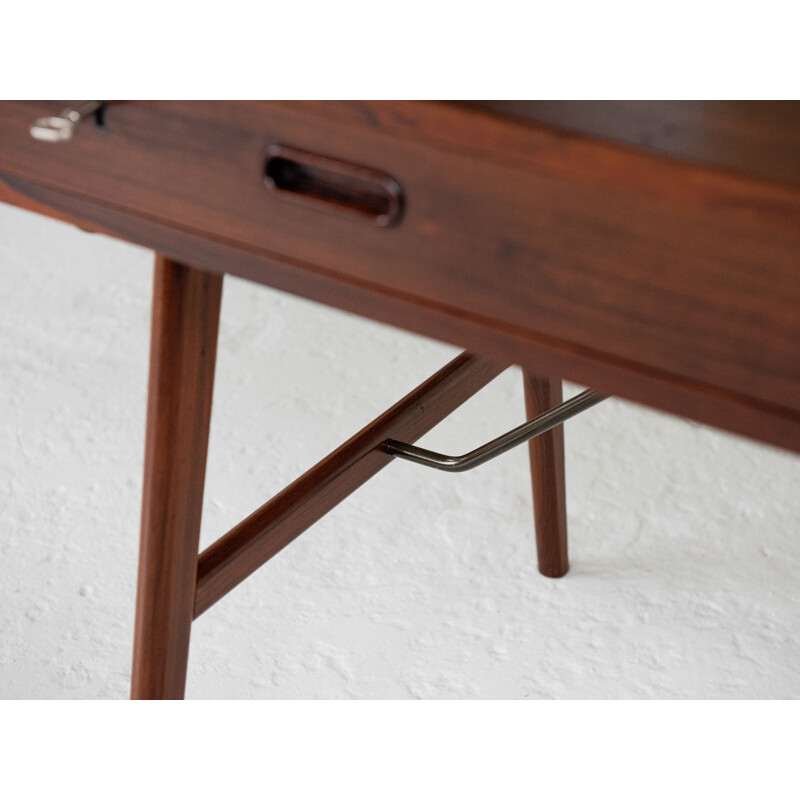 Mid century desk model 56 in rosewood by Arne Wahl Iversen for Vinde Møbelfabrik, Denmark 1960s