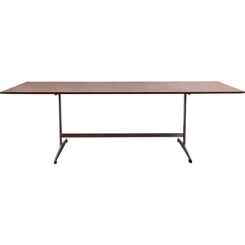 Table vintage en palissandre 3571 par Arne Jacobsen pour Fritz Hansen