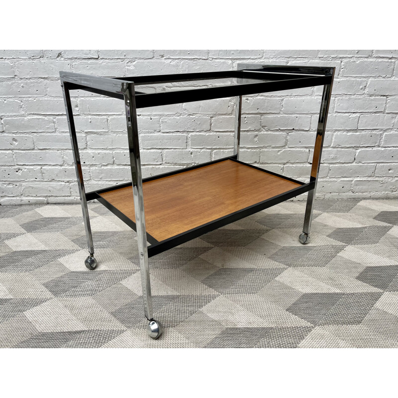 Vintage drinks trolley bar by Howard Miller, 1970s