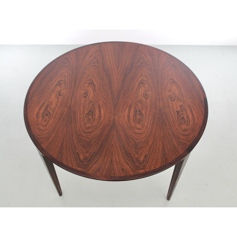 Scandinavian vintage Rio rosewood table by Harry Rosengren Hansen, 1963