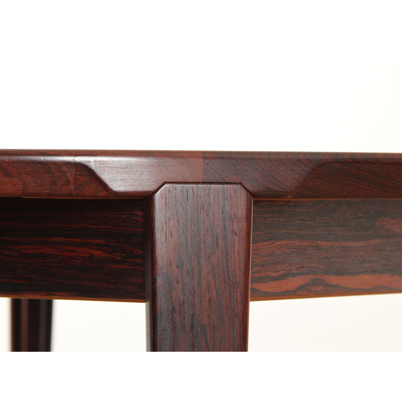 Scandinavian vintage Rio rosewood table by Harry Rosengren Hansen, 1963