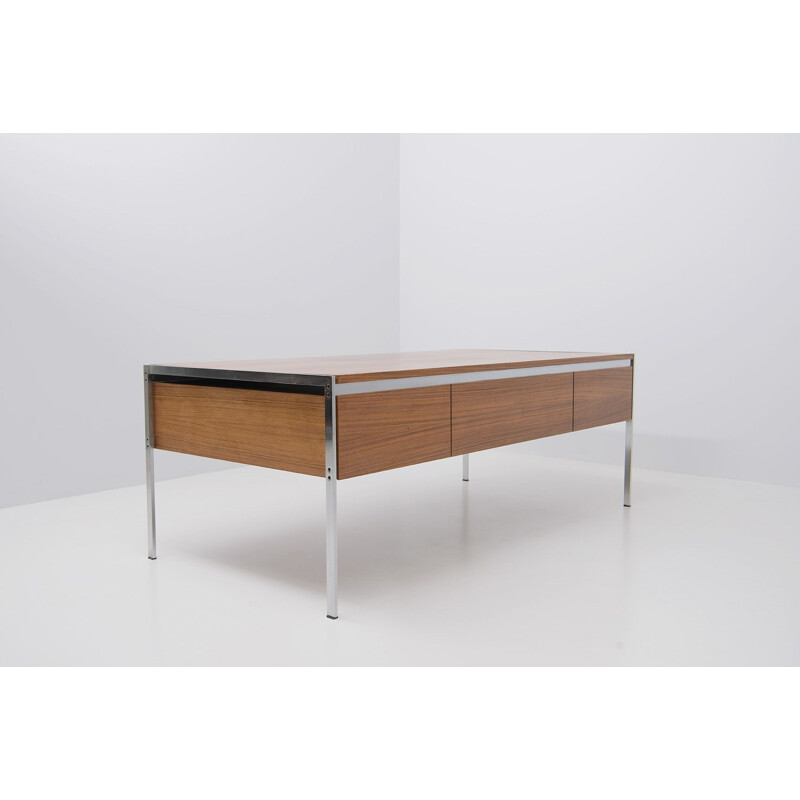 Vintage conference desk by Preben Fabricius and Jorgen Kastholm for Kill International, Germany 1960