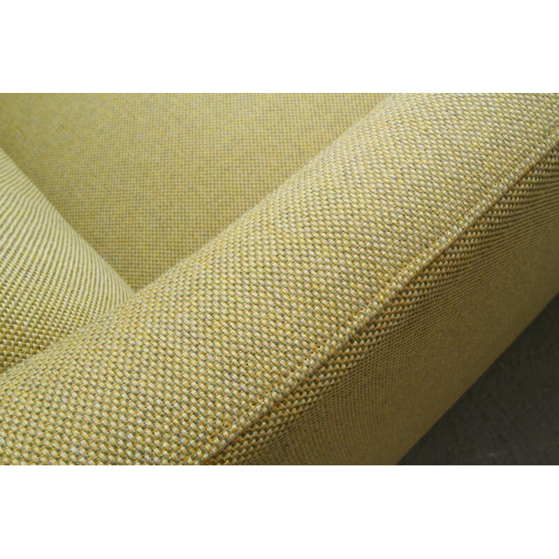 Armchair in yellow fabric - 1950s