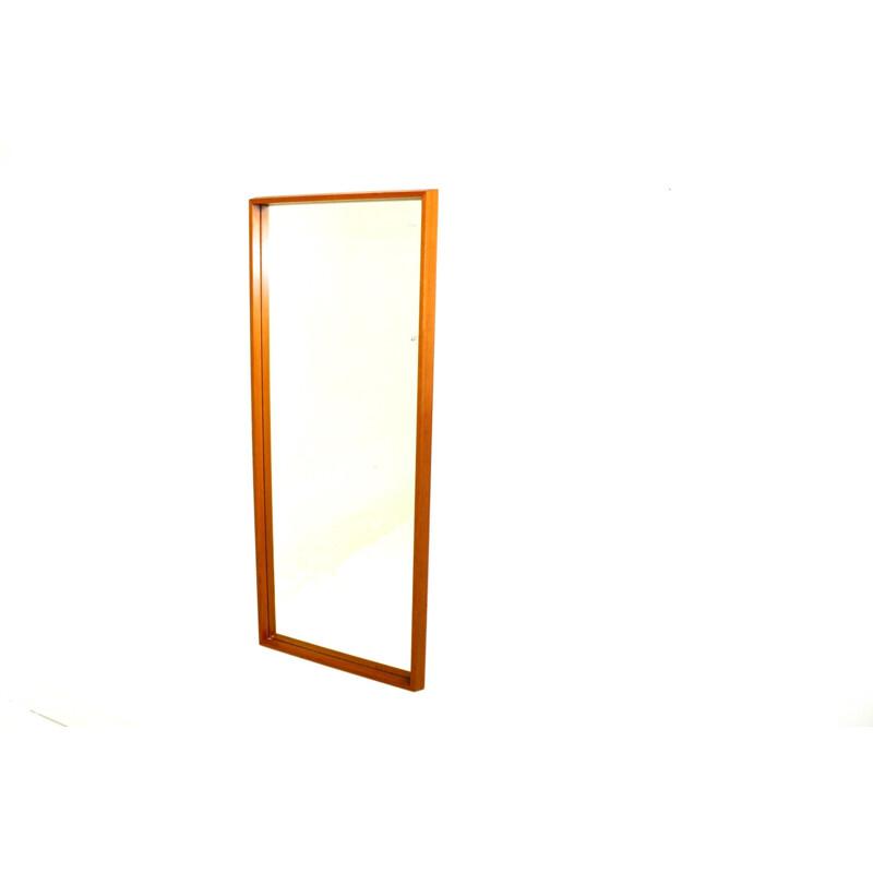 Vintage teak mirror by Fröseke, 1960