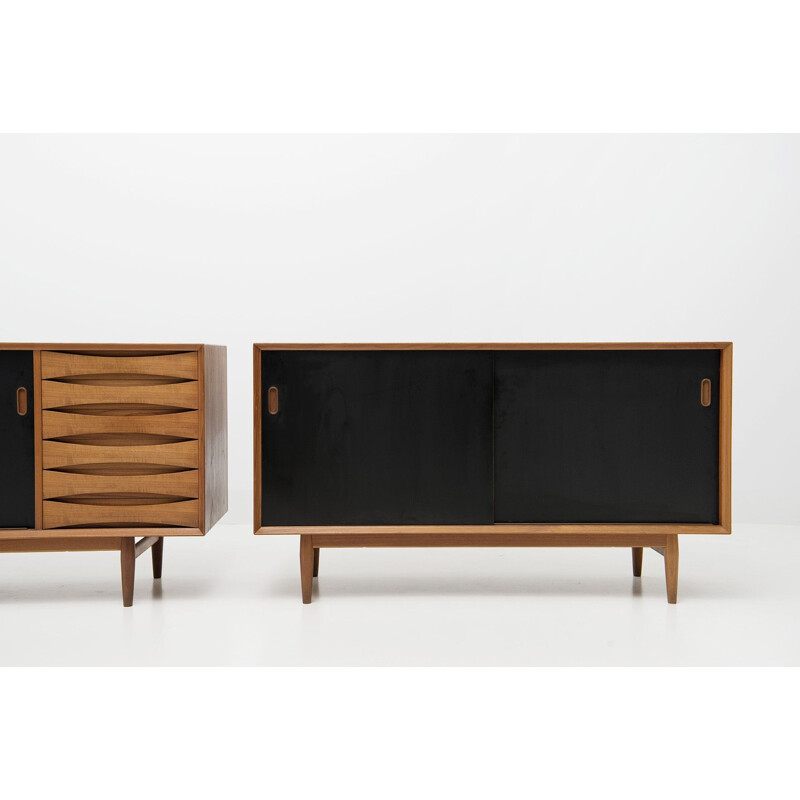 Vintage sideboard with reversible doors by Arne Vodder for Sibast, Denmark 1960s