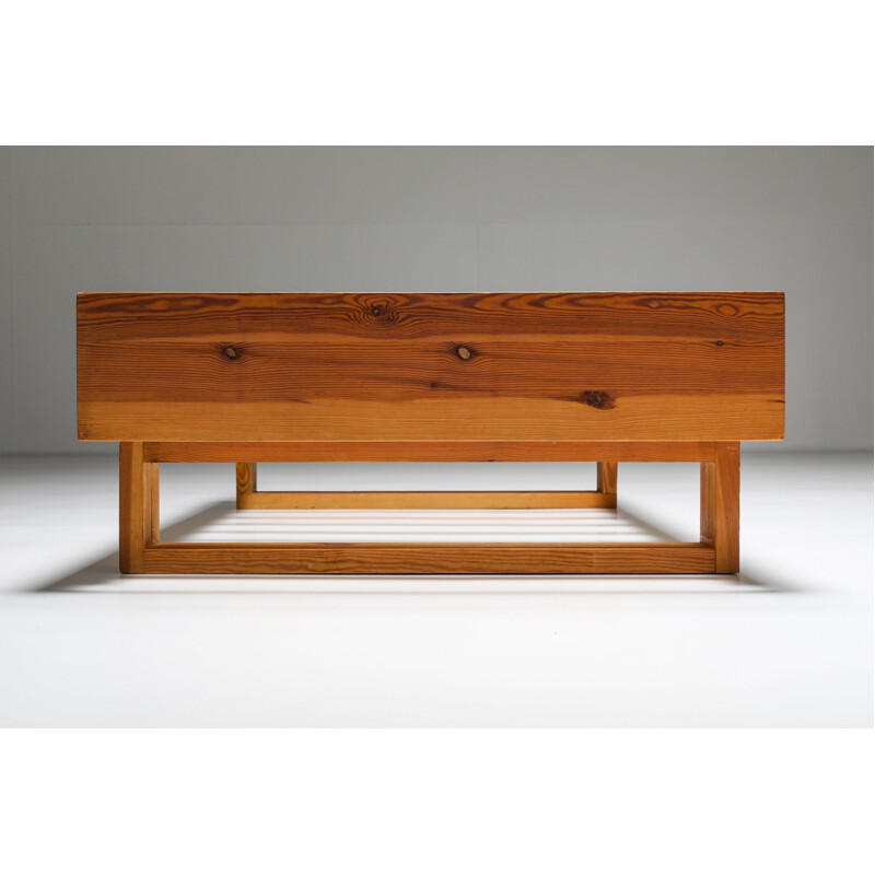 Mid-century modern pine daybed by Ate Van Apeldoorn, Netherlands 1960s