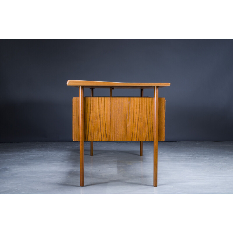 Danish teak vintage desk by Peter Løvig Nielsen for Hedensted Møbelfabrik, Denmark 1973