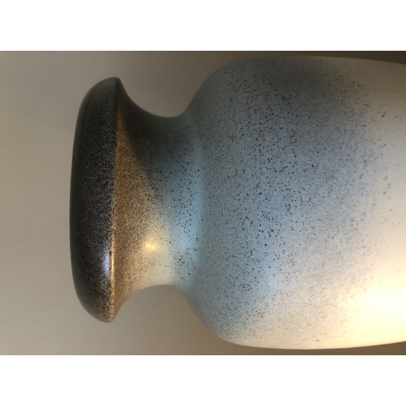 Vintage German Scheurich blue-grey vase, 1960