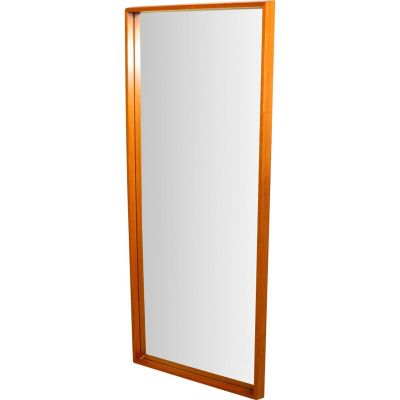 Vintage teak mirror by Fröseke, 1960