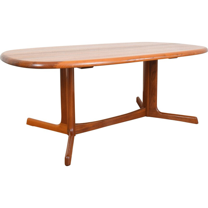 Vintage coffee table in solid teak by Dyrlund, Denmark 1970