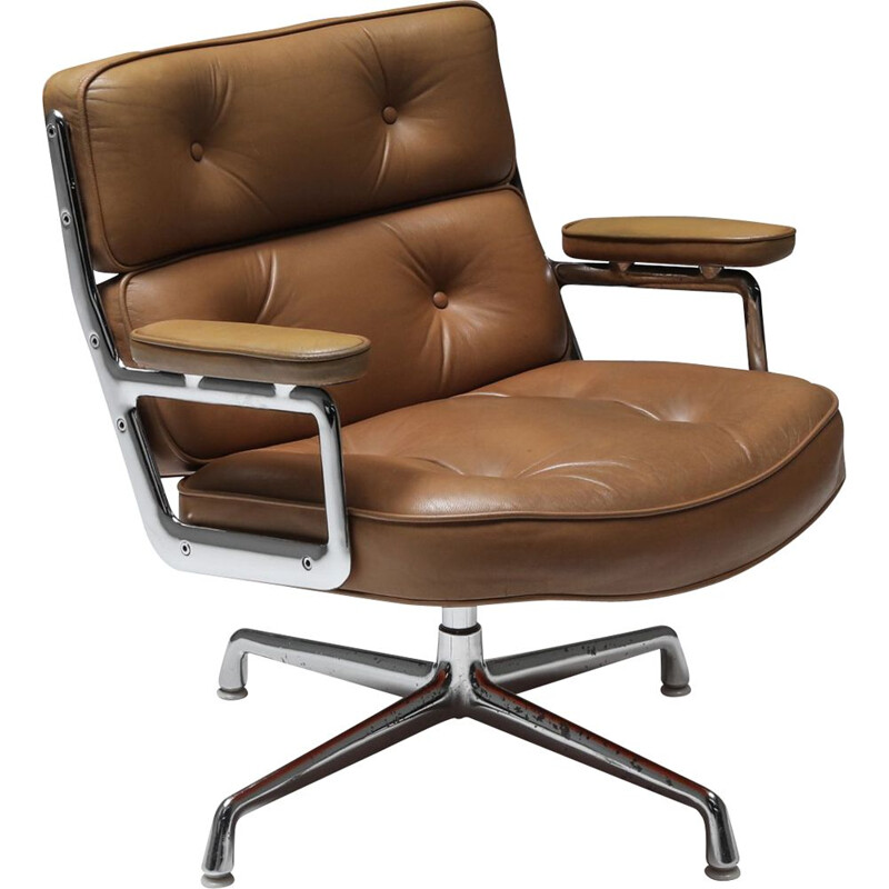 Vintage ES108 Time Life Lobby desk armchair by Charles & Ray Eames for Herman Miller, 1970s