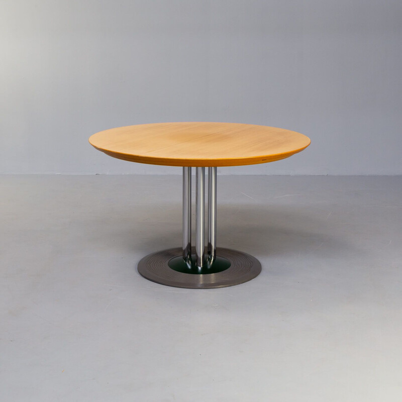 Vintage "trias" dining table by Hugo de Ruiter for Leolux, 1980s