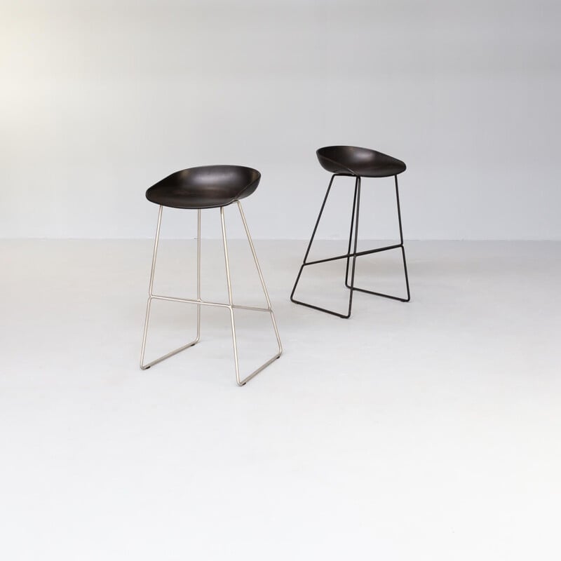 Pair of vintage AAS38 stools by Hee Welling for Hay