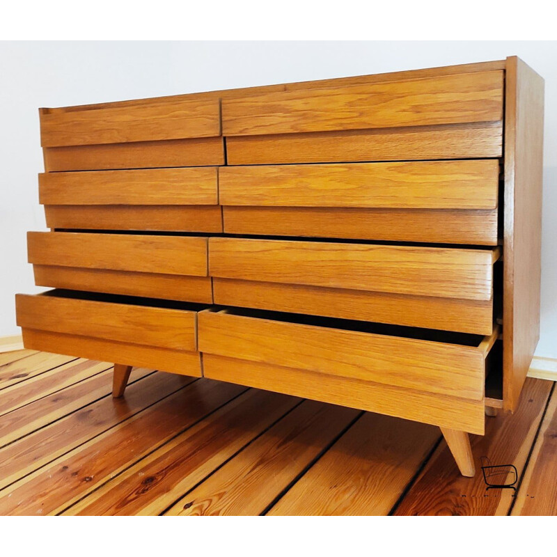 Credenza vintage U-453 di Jirí Jiroutek per Interier Praha, Cecoslovacchia 1960