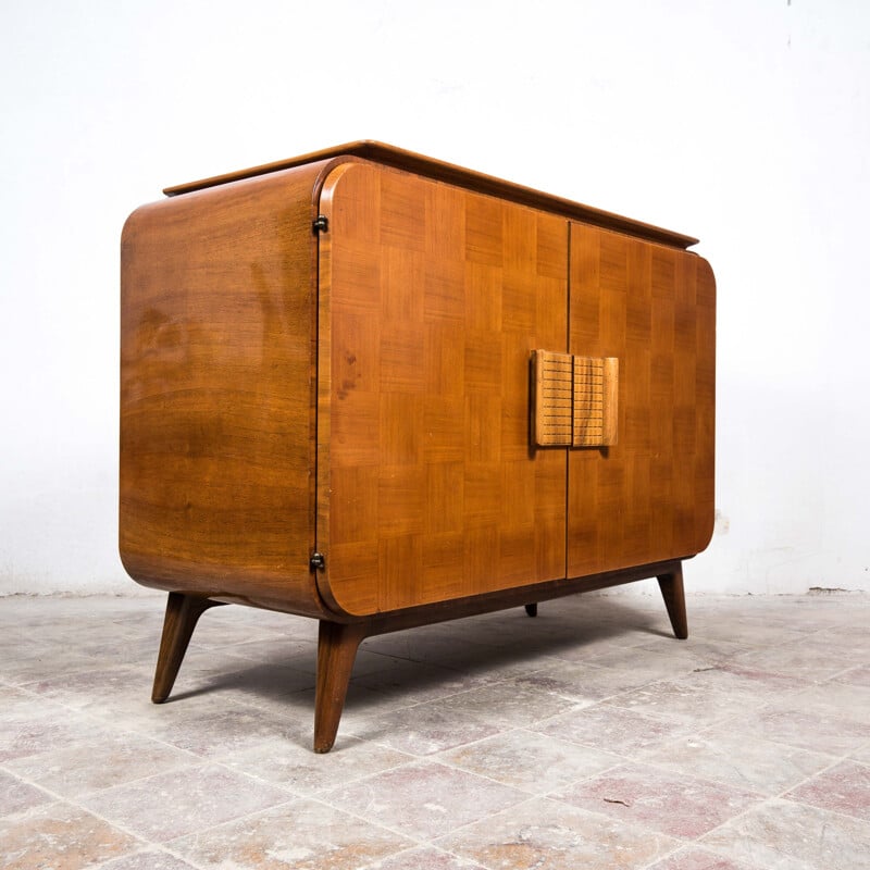 Mid century Art Deco highboard by Jindrich Halabala for UP Zavody, 1930s