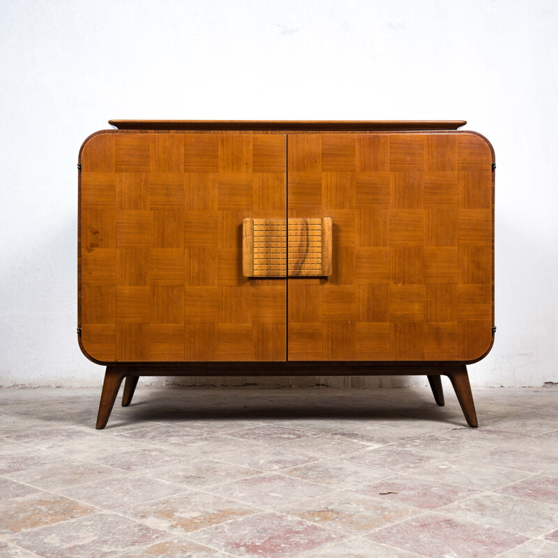 Mid century Art Deco highboard by Jindrich Halabala for UP Zavody, 1930s