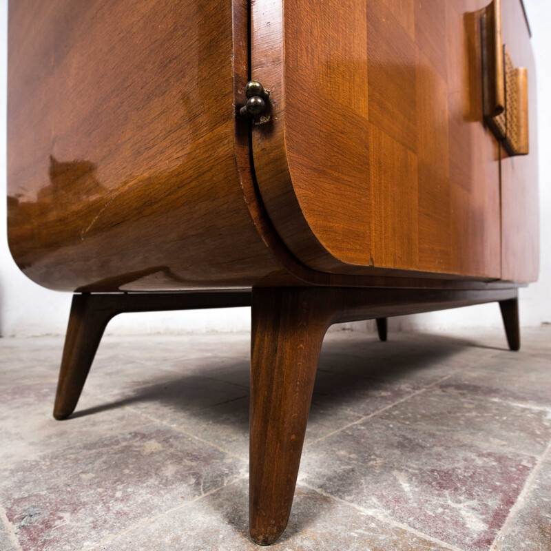 Mid century Art Deco highboard by Jindrich Halabala for UP Zavody, 1930s