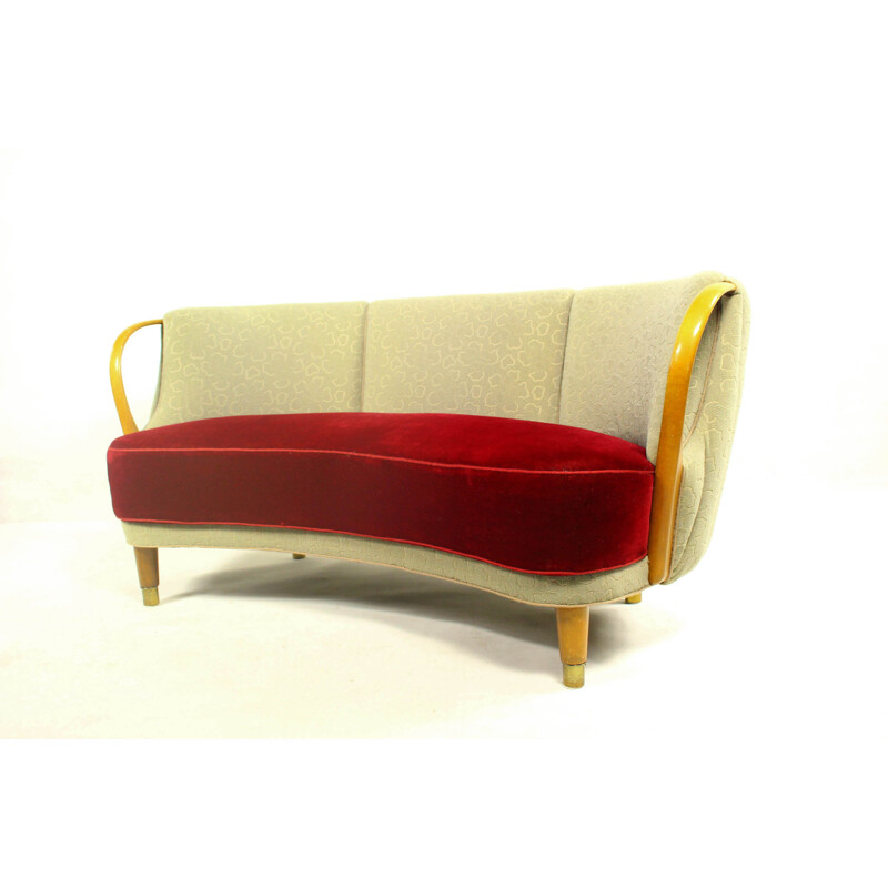 Vintage Danish sofa by N.A. Jørgensen Møbelfabrik, 1950s