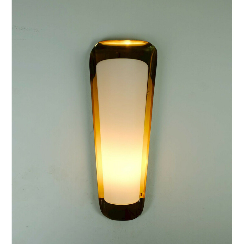 Vintage "Majora" wall lamp by Wilhelm Wagenfeld for Peill & Putzler,  1950s