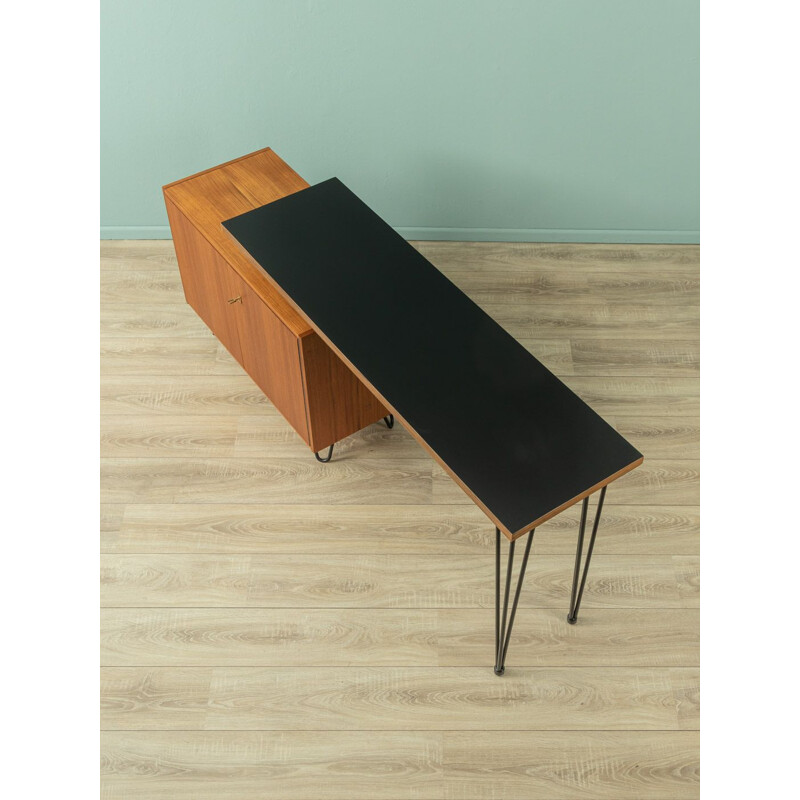 Mid century walnut desk by Hilker, Germany 1960s