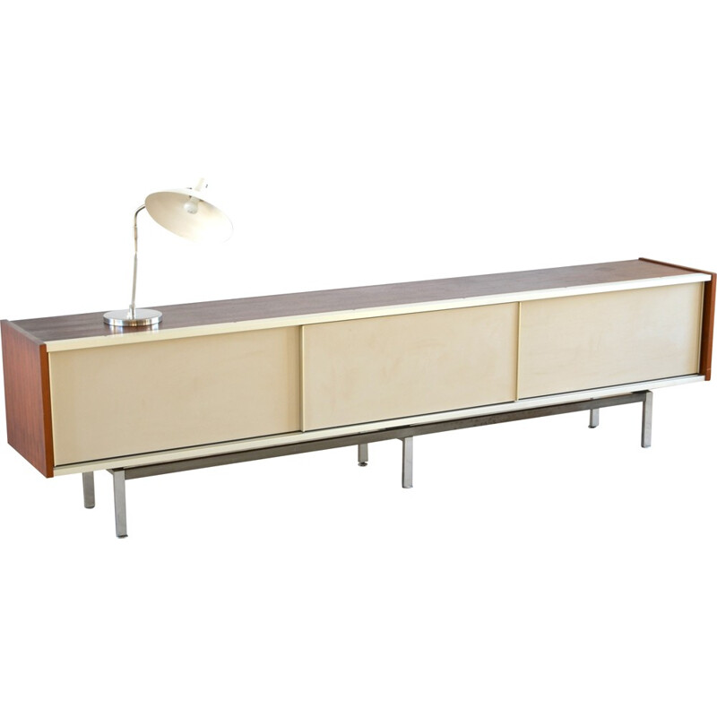 Large EFA sideboard in Rio rosewood with sliding doors, Georges FRYDMAN - 1960s