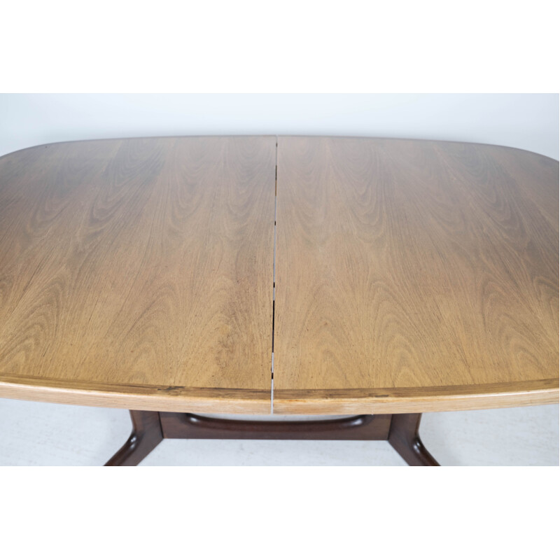 Mid century dining table in rosewood with extension by Gudme Furniture Factory, 1960s