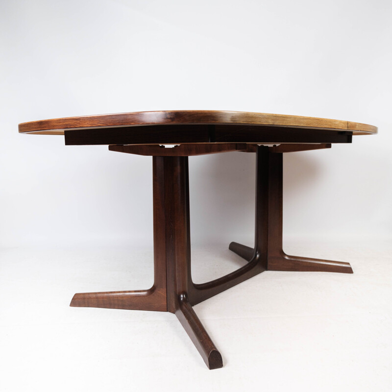 Table vintage en palissandre avec extension par Gudme Furniture Factory, 1960