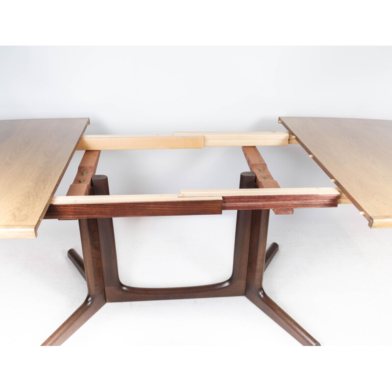 Mid century dining table in rosewood with extension by Gudme Furniture Factory, 1960s